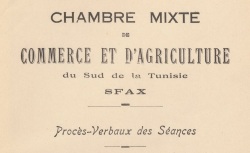 Accéder à la page "Tunisie, chambre de commerce et d'agriculture de Sfax"