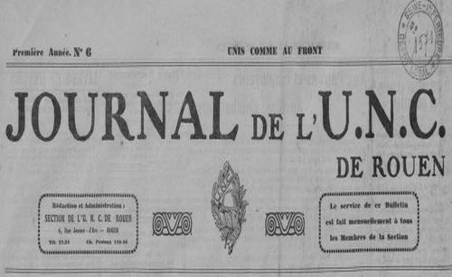 Accéder à la page "Journal de l'U.N.C. de Rouen"