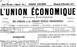 Accéder à la page "Union économique (L')"