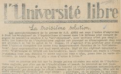 Accéder à la page "Université libre (L')"