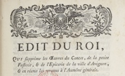 Accéder à la page "Droit et réglementation d'Ancien Régime"