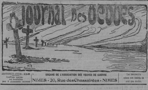 Accéder à la page "Journal des veuves de guerre"