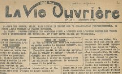 Accéder à la page "Vie ouvrière (La)"