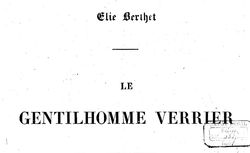 Le Gentilhomme verrier