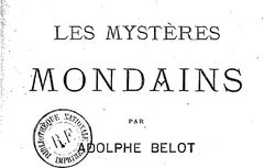 mystères mondains