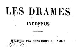 Drames inconnus