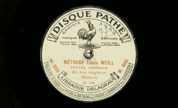 Disques Méthode Louis Weill (Gallica - BnF)