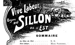 Accéder à la page "Vive labeur, organe du sillon de l'Est"