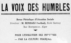 Accéder à la page "Voix des humbles (La)"