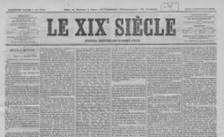 Accéder à la page "XIXe siècle (Le)"