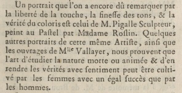 Exposition au Sallon du Louvre des peintures, sculptures et gravures de MM. de l’Académie Royale. L’avant-coureur, 1771